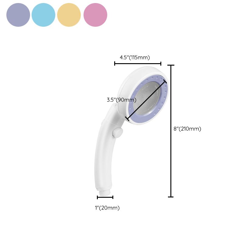 Sikunuo | Modern Plastic Showerhead Standard Round Handheld Showers