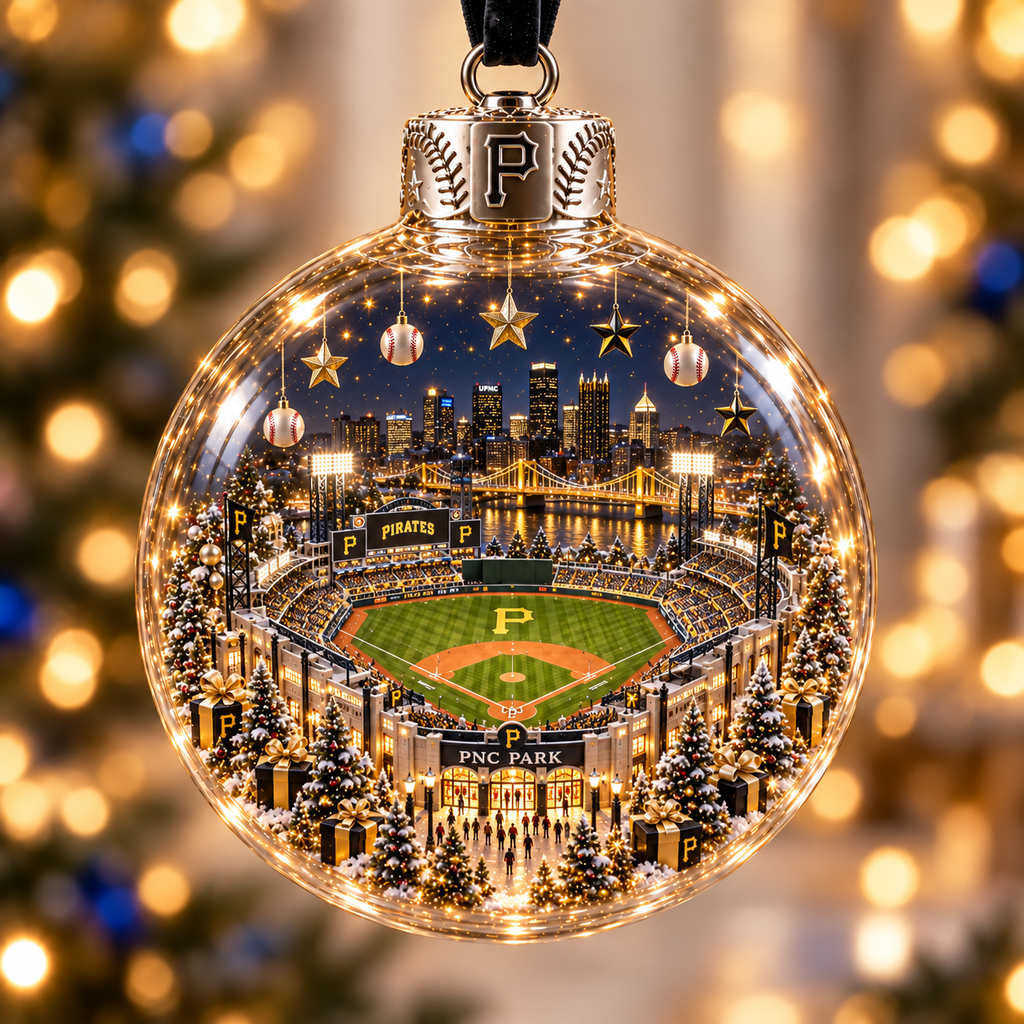 Light-Up Baseball Stadium Christmas Ornament – Holiday Keepsake