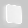 Sikunuo | 1 Light Study Room Wall Lamp with Square Shade Black/White Wall Light in Warm/White Light