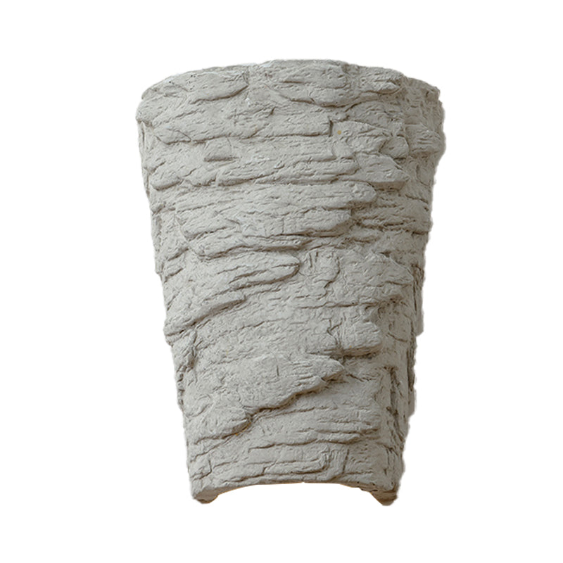 Sikunuo | Cement Bowl/Cylinder Shade Wall Lighting Modern Style 1 Light Bathroom Wall Light Fixture in Gray