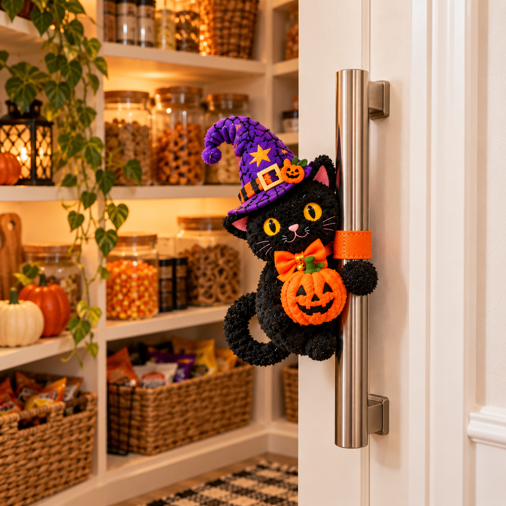 Halloween Handle Huggers – Plush Fridge & Rail Decor