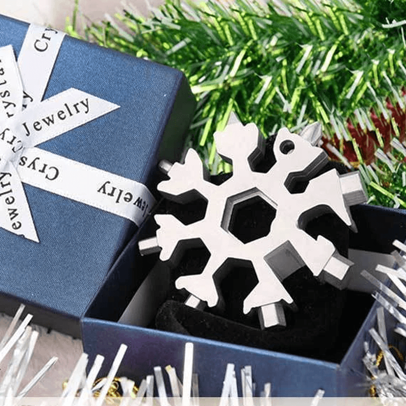Sikunuo | Snowflake - MultiTool 18-in-1 Stainless Steel Portable for Outdoor Adventures