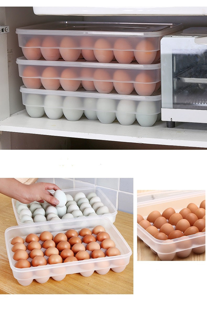 Sikunuo | Japanese-Style Plastic Duck Egg Storage Box