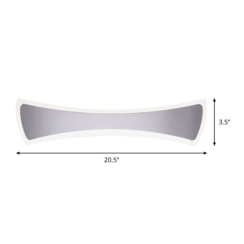 Sikunuo | 16.5"/20.5" Width Waterproof Fly-Vanity Lighting Light Minimalist Acrylic LED Bathroom Vanity Wall Lamp in Warm/White