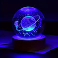 Sikunuo | Dreamy Galaxy 3D Planets Lighted Glass Sphere