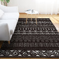 Sikunuo | Scandinavian Geometric Chevron Rug Southwest Tribal Rug Synthetic Pet Friendly Area Rug for Living Room
