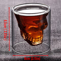 Sikunuo | 3D Skull Head Double Drinking Glass