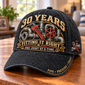 30 Years Fitting It Right Pipefitter Milestone Baseball Cap