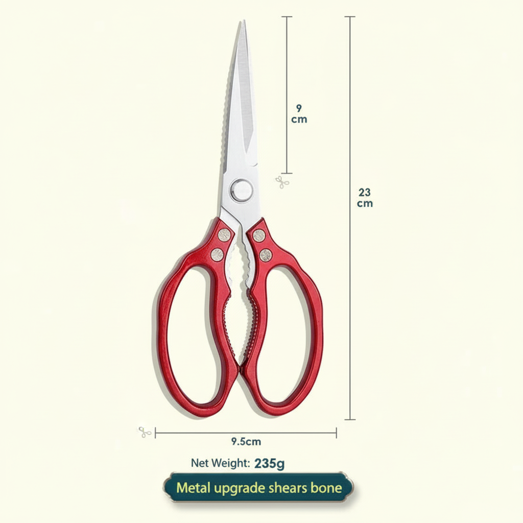 Sikunuo | Japanese Stainless Steel Ultimate Task Kitchen Scissors