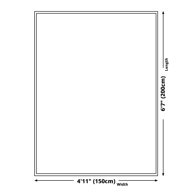 Sikunuo | Southwest living room rug in red tribal irregular shape print rug polyester washable area rug