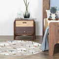 Sikunuo | Gray Children's Room Carpet Children's Animal Megalocnidae Pattern Carpet Polyester Pet-Friendly Carpet