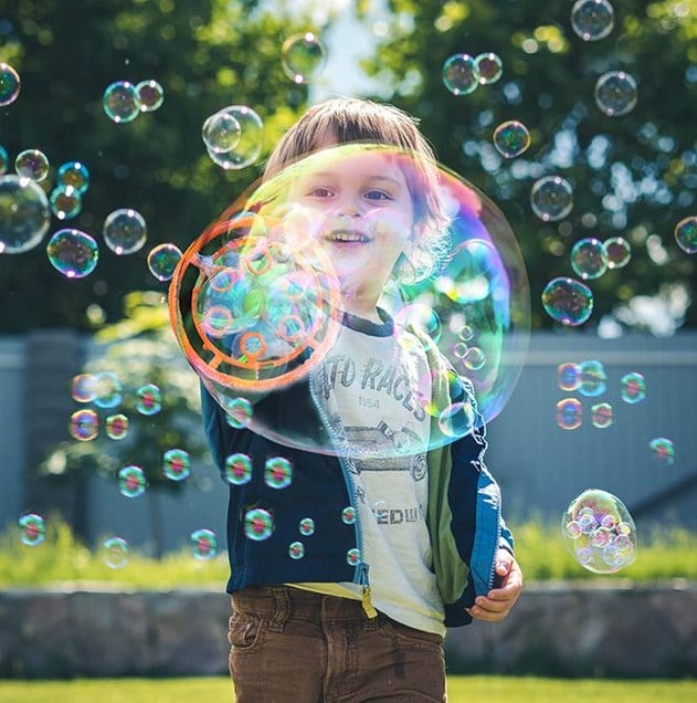 Sikunuo | Dinosaur Bubble Blower — Quiet Electric Bubble Machine for Kids
