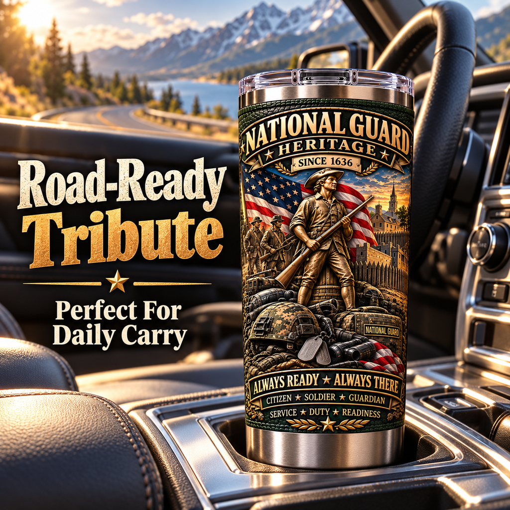 National Guard Heritage Insulated Travel Tumbler