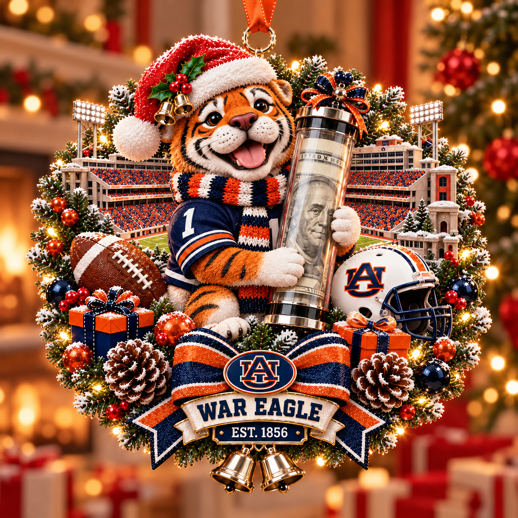 College Football Money Surprise Ornament