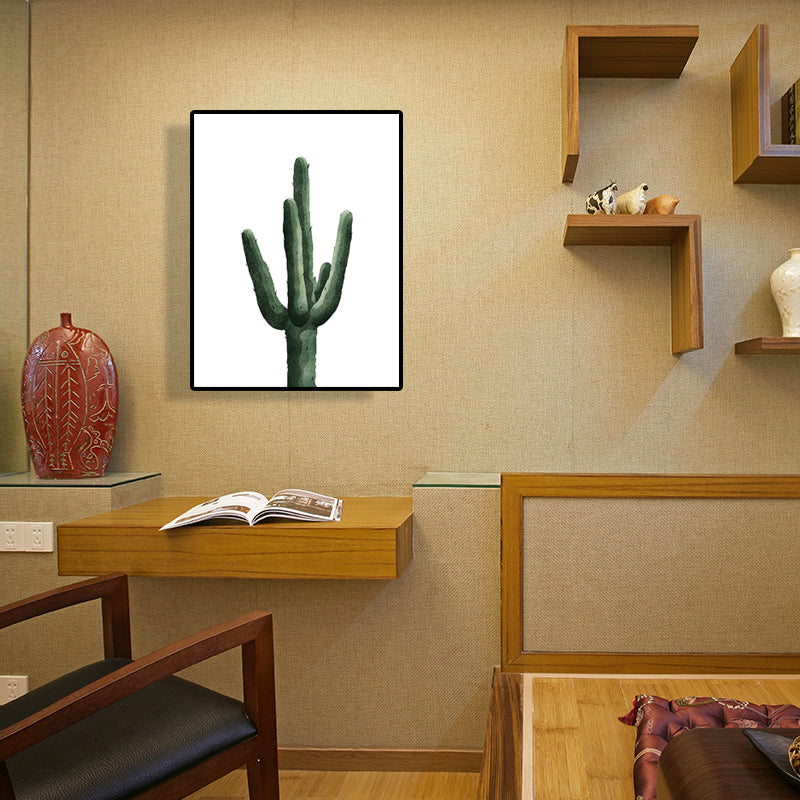 Sikunuo | Tropical Plant Cactus Wall Decoration Green Texture Surface Canvas Print for Living Room