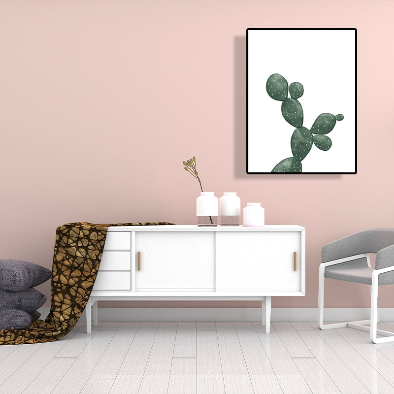 Sikunuo | Tropical Plant Cactus Wall Decoration Green Texture Surface Canvas Print for Living Room