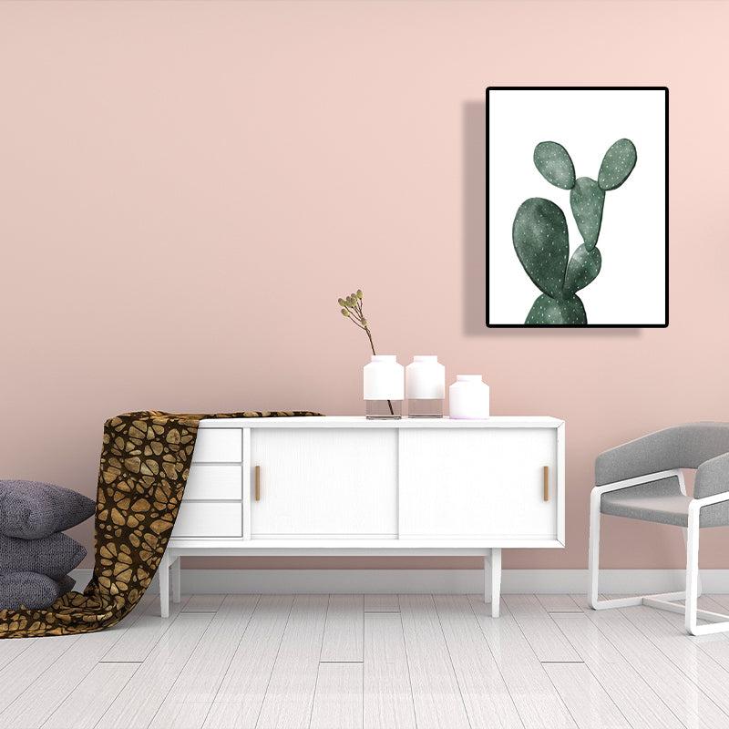 Sikunuo | Tropical Plant Cactus Wall Decoration Green Texture Surface Canvas Print for Living Room
