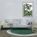 Sikunuo | Green Areca Trees Wall Decoration Print Texture Tropical Living Indoor Packaging Canvas