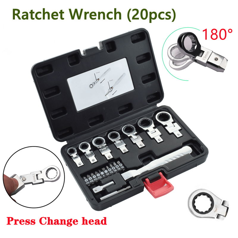 Sikunuo | Universal Hexagon Ratchet Tool Set