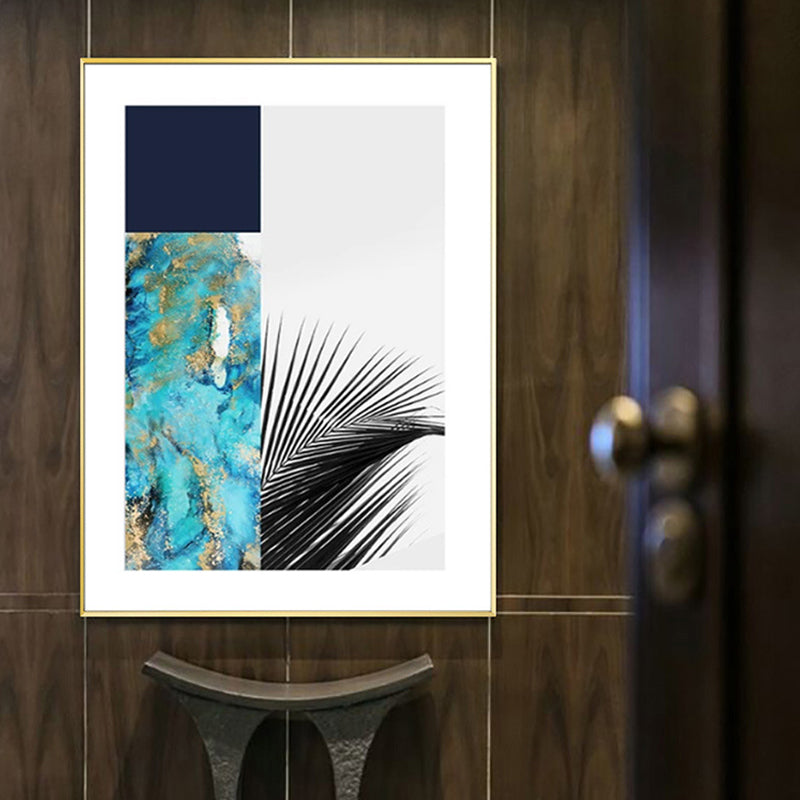 Sikunuo | Multicolored abstract canvas print tropical textured wall art for home