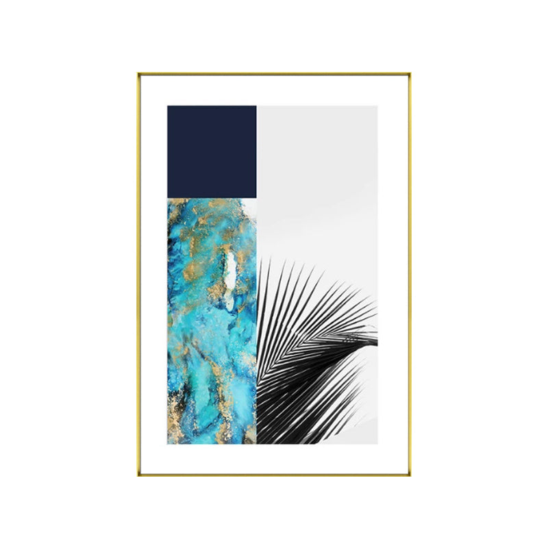 Sikunuo | Multicolored abstract canvas print tropical textured wall art for home