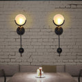 Sikunuo | 1 Light Wall Mounted Light with Clear Glass Plate Postmodern Wall Lighting for the Kitchen