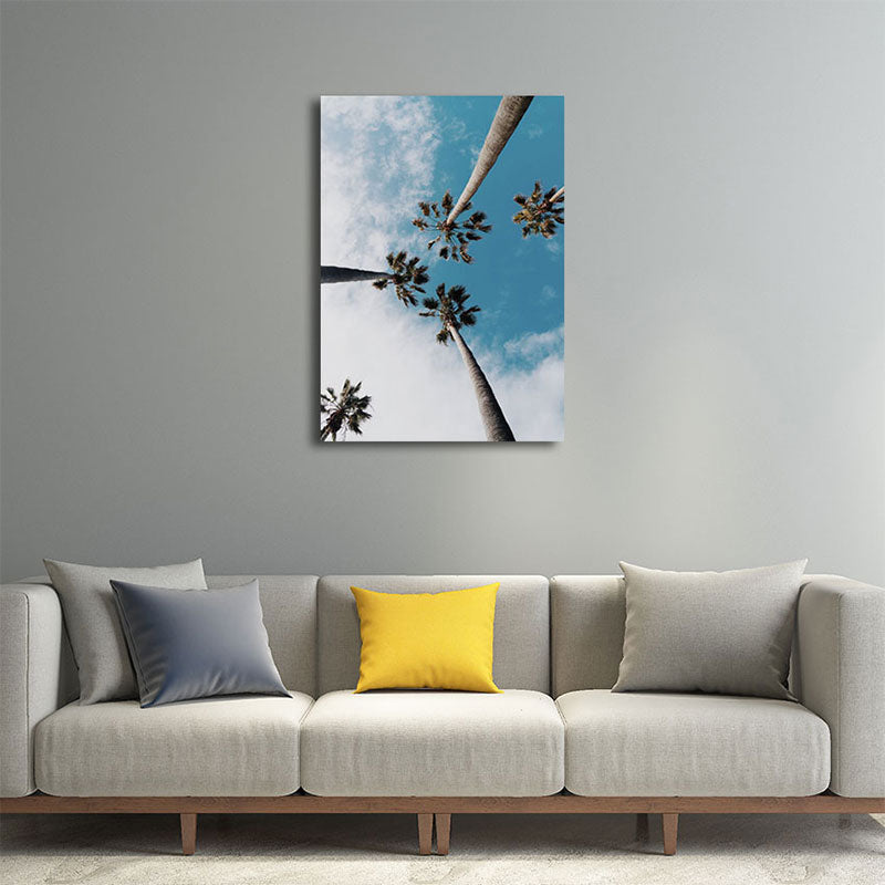 Sikunuo | Textured Landscape Art Print Tropical Canvas Wall Decoration for Living Room