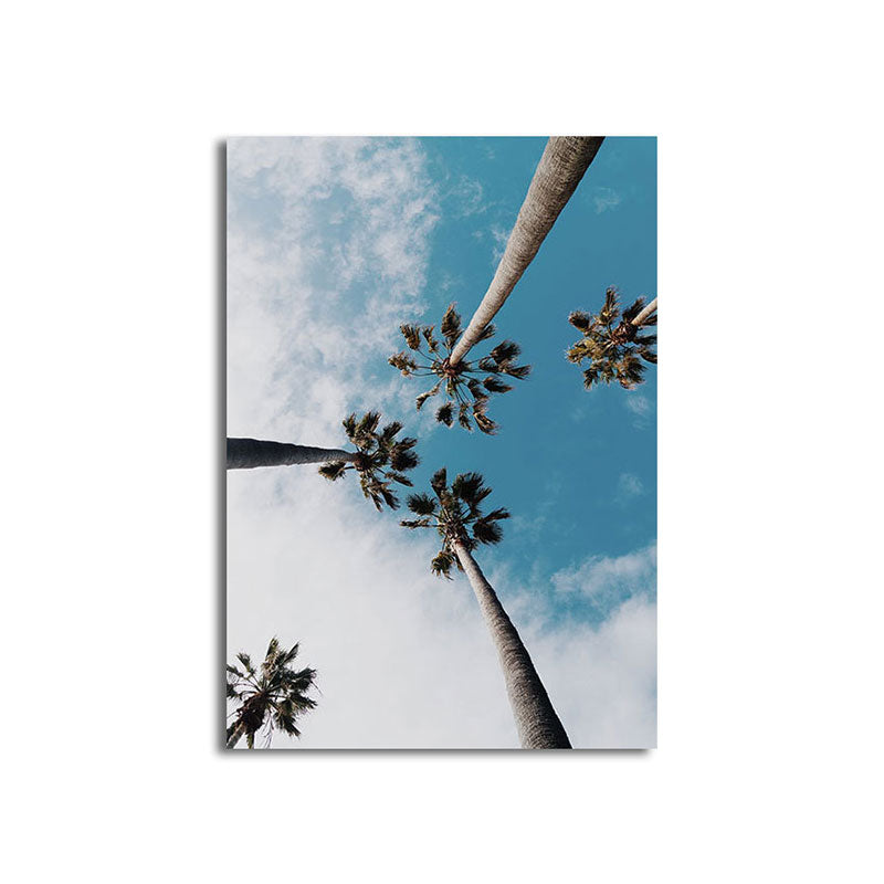 Sikunuo | Textured Landscape Art Print Tropical Canvas Wall Decoration for Living Room