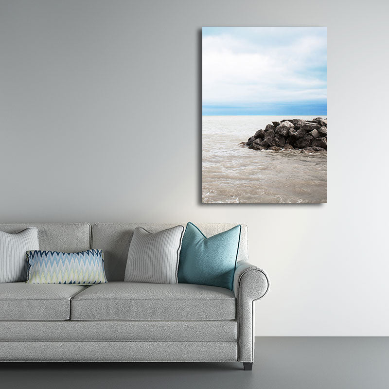 Sikunuo | Textured Landscape Art Print Tropical Canvas Wall Decoration for Living Room