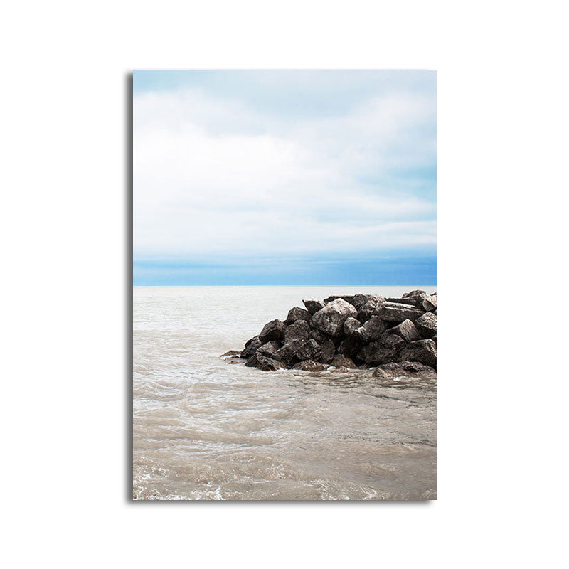 Sikunuo | Textured Landscape Art Print Tropical Canvas Wall Decoration for Living Room