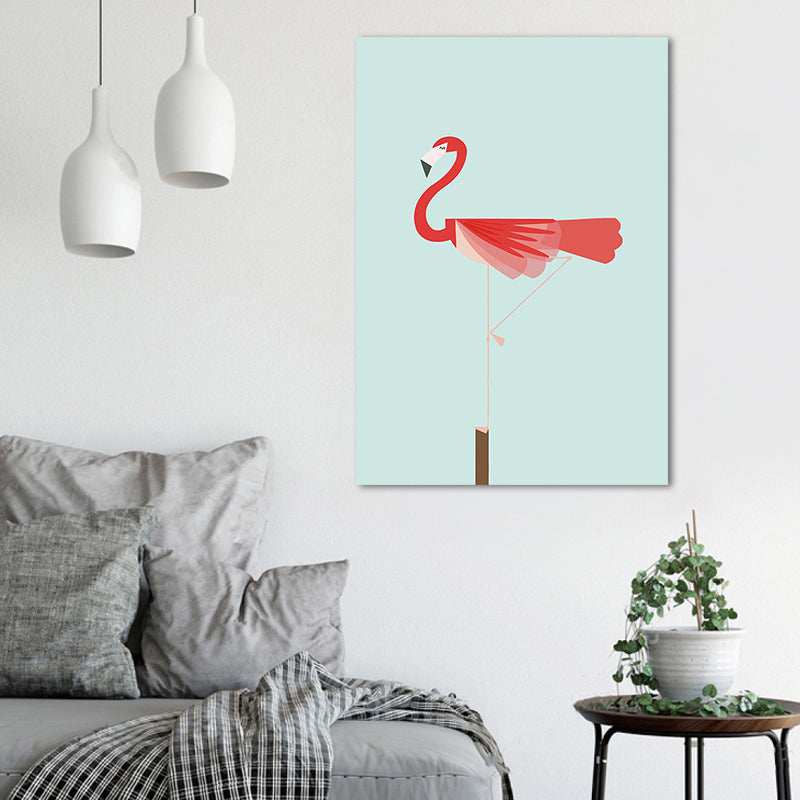 Sikunuo | Tropical for Teenagers Canvas Art Animal Bright Color Wall Art Prints, Multiple Size Options