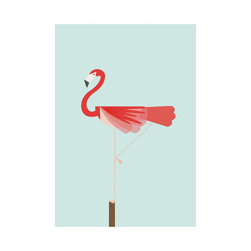 Sikunuo | Tropical for Teenagers Canvas Art Animal Bright Color Wall Art Prints, Multiple Size Options