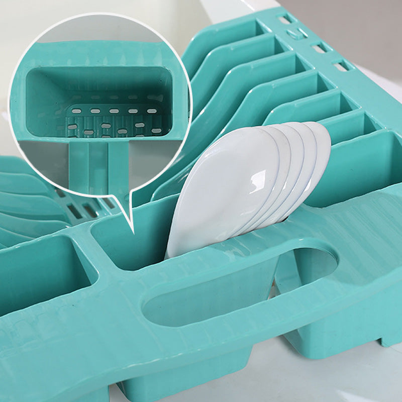 Sikunuo | Efficient Kitchen Retractable Dish Drain Rack