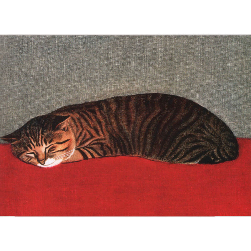 Sikunuo | Novelty Cat Pattern Carpet Red and Black Polyester Washable Pet-Friendly Area Rug for Decoration