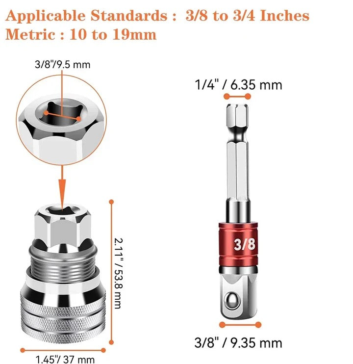 Sikunuo | Multi-function Universal Socket Wrench Tool - Saker® Universal Maintenance Tool