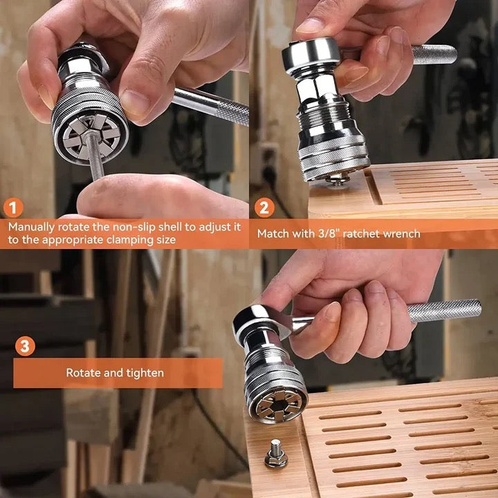 Sikunuo | Multi-function Universal Socket Wrench Tool - Saker® Universal Maintenance Tool