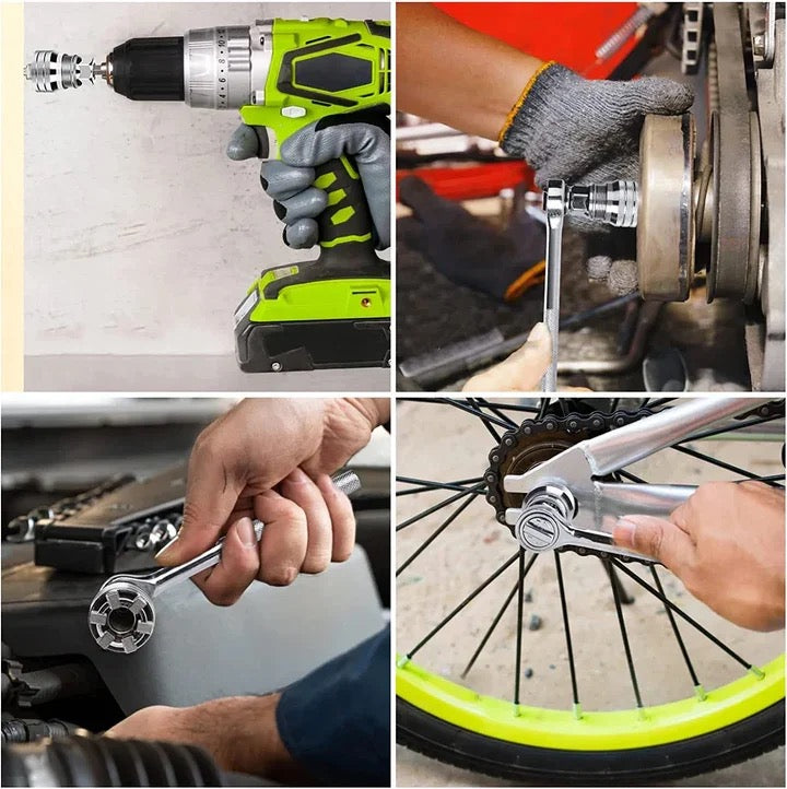 Sikunuo | Multi-function Universal Socket Wrench Tool - Saker® Universal Maintenance Tool