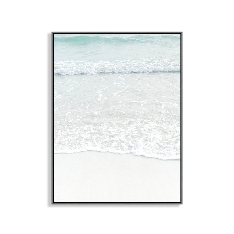 Sikunuo | Beige Sea-water Wall Decoration Tropical Style Texture Canvas Print for Dining Room