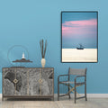 Sikunuo | Tropical Air and Sea Canvas pastel-colored texture painting for playroom, multiple sizes