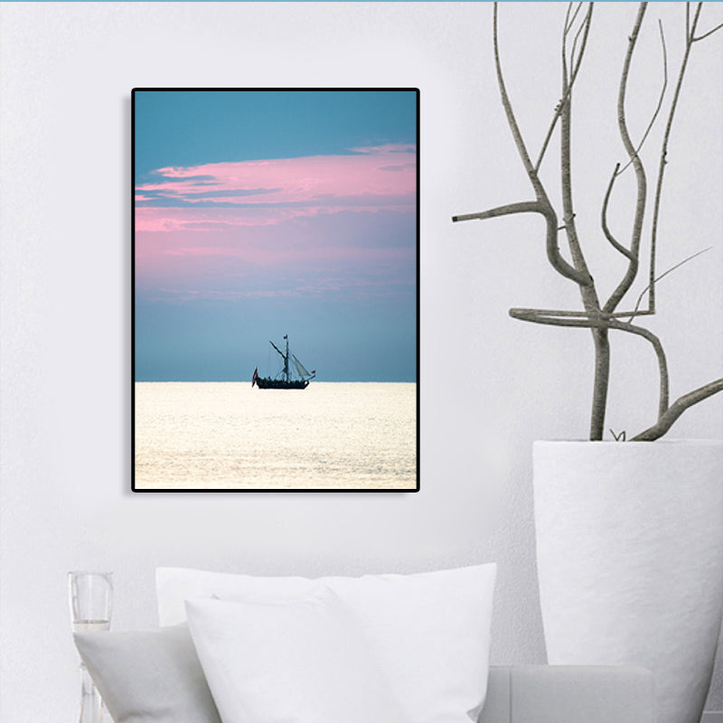Sikunuo | Tropical Air and Sea Canvas pastel-colored texture painting for playroom, multiple sizes