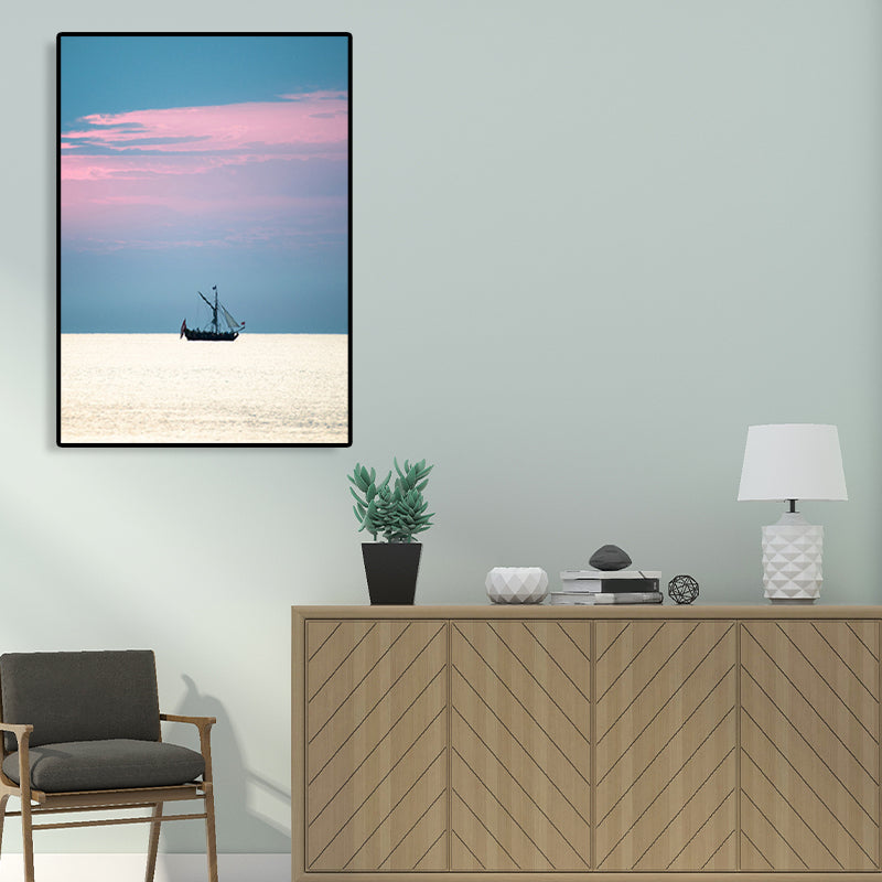 Sikunuo | Tropical Air and Sea Canvas pastel-colored texture painting for playroom, multiple sizes