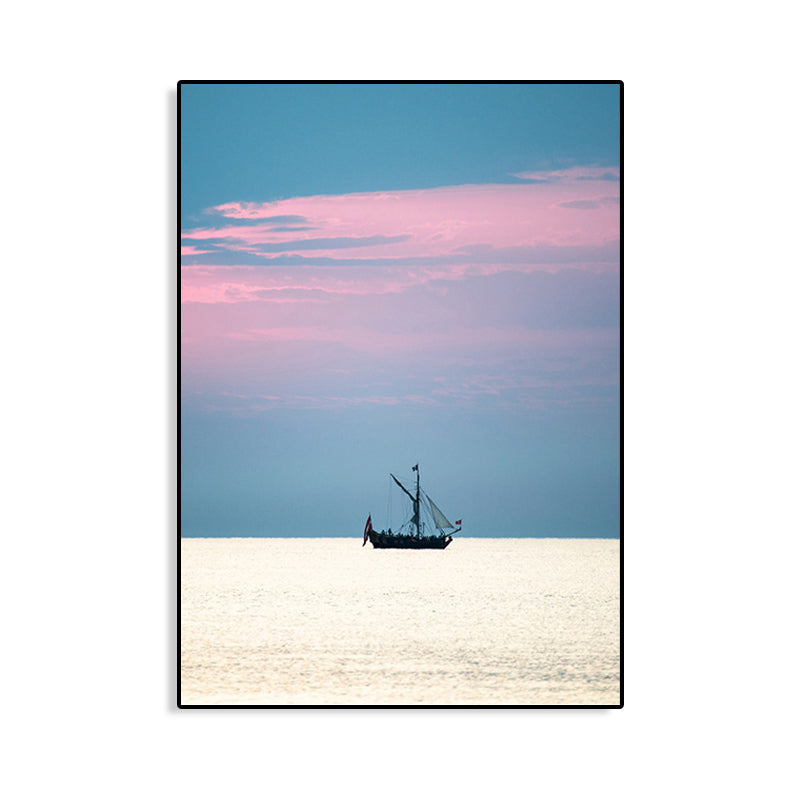 Sikunuo | Tropical Air and Sea Canvas pastel-colored texture painting for playroom, multiple sizes
