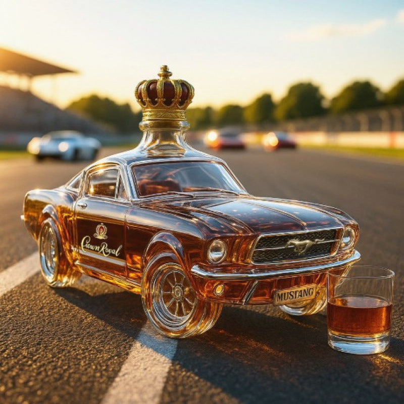 Sikunuo丨 Mustang Design Whiskey Bottle