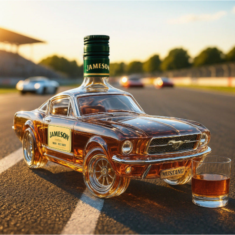 Sikunuo丨 Mustang Design Whiskey Bottle