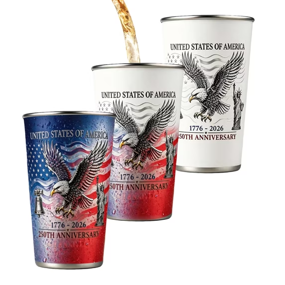 ❄️ Pour Cold Beer & Watch Hidden Patriotic Design Reveal | Magic Color Changing Cup