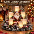 🎄 Lighted Christmas Candle Centerpiece – 3 Festive Tabletop Designs