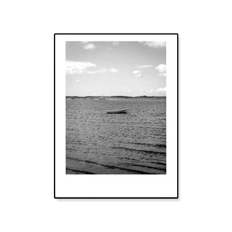 Sikunuo | Gray Tropical Canvas Wall Art Photography Landscape Print Wall Decor for the Dining Room