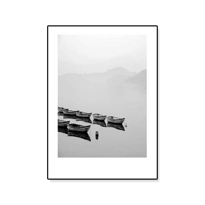 Sikunuo | Gray Tropical Canvas Wall Art Photography Landscape Print Wall Decor for the Dining Room