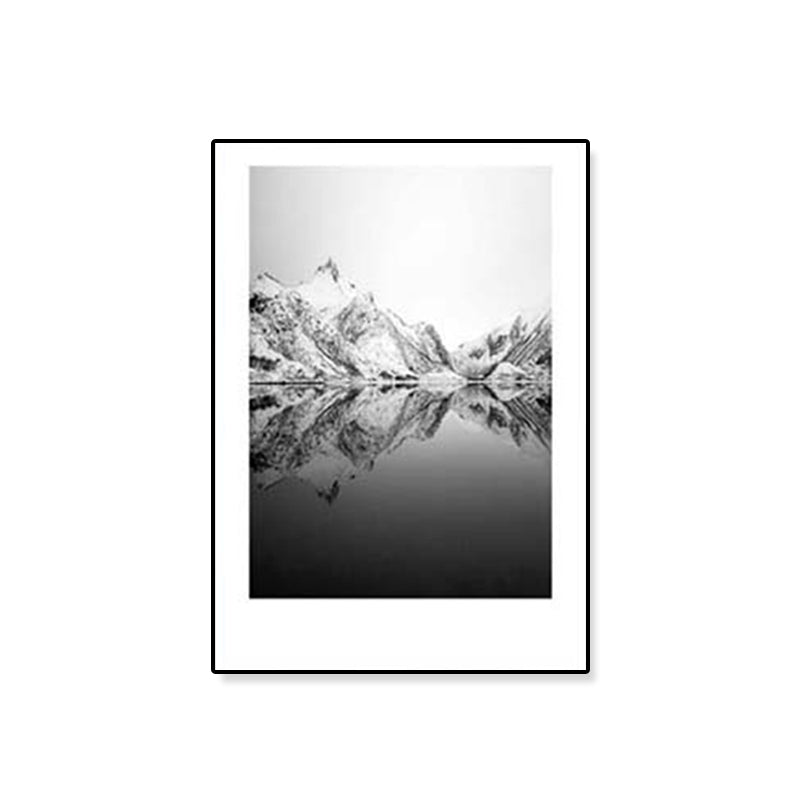 Sikunuo | Tropical Rocky Bay Seascape Canvas Print Dark Color Texture Wall Art for the Living Room