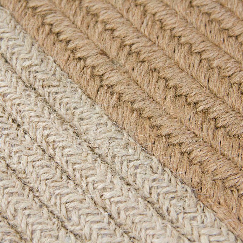 Sikunuo | Rustic Solid Color Rug Brown Sisal Carpet Non-Slip Back Washable Pet-Friendly Area Rug for Home